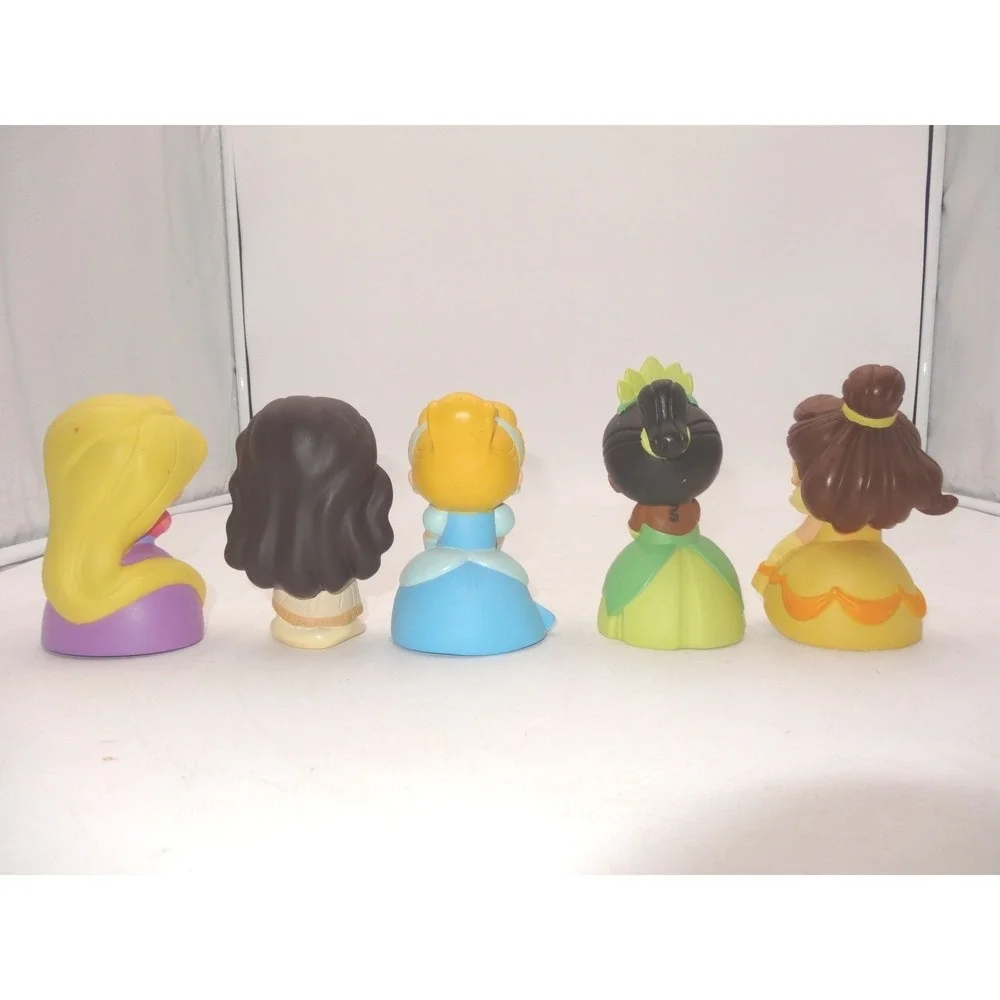 Disney Princess Vinyl Figures Bath Squirter Water Cinderella Belle‎ Rapunzel 5